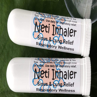 Urban Releaf Neti Salt Air Relief Inhalers Set Of Two 2 Sinus Lung Himalayan