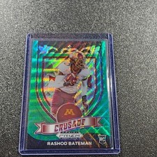 2021 Panini Prizm Draft Picks - Crusade Rashod Bateman #166 Green Wave Prizm...