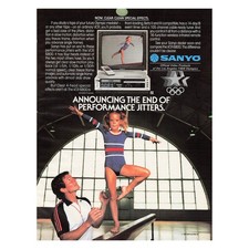 Sanyo VCR 6800 Los Angeles 1984 Olympics Vint...