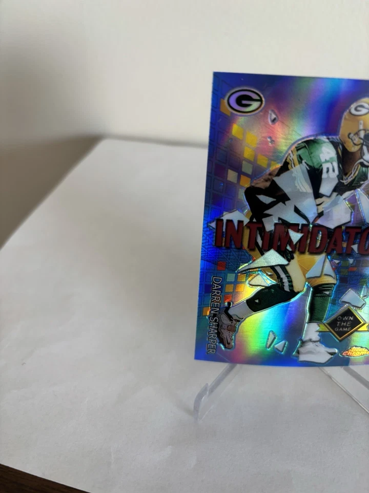 2001 Topps Chrome Intimidators Refractor #TI2 Darren Sharper   NM - Image 3 of 4