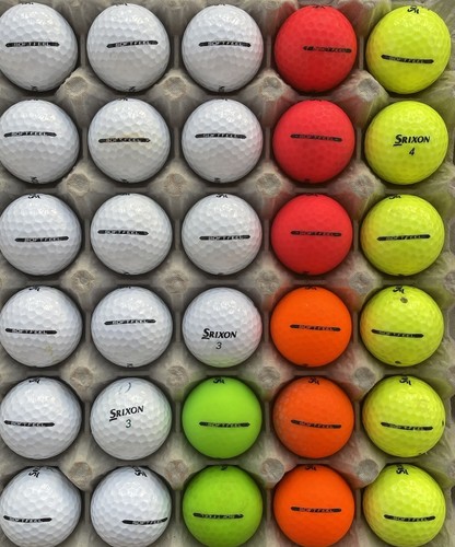 30 Srixon Soft Feel Used Golf Balls Assorted Colors AAAA Condition - Picture 2 of 2
