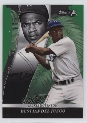 2022 Topps X Juan Soto Bestias Del Juego Green 72/75 Jackie Robinson #49 HOF 2o7