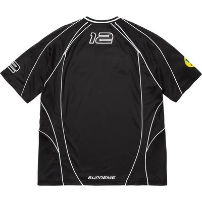 Supreme Piping Soccer Jersey Black | eBay Supreme Piping Soccer Jersey Black | eBay