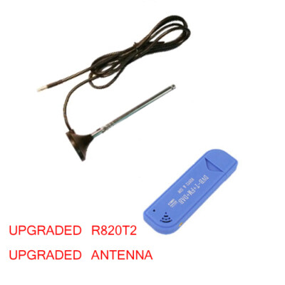 RTL-SDR blue radio receiver with RTL2832U + R820T2 (R860) chipset / antenna