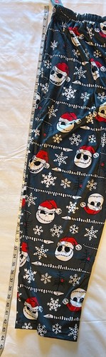 New Disney Pants Lounge Jack Nightmare Fleece PJ Pajama VERY Soft Gray XL NWT - Picture 6 of 10
