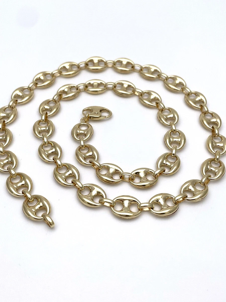 18K Yellow Gold Large Gucci Link Bracelet