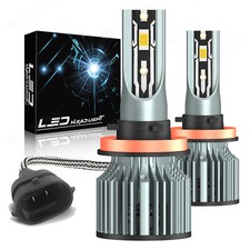 For Chevy Silverado 1500 2500HD 2007-2015 H11 LED Headlight Bulbs Low Beam White