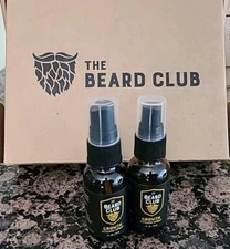 lot of 2 The Beard Club Beard Growth Vitamin Spray, Nourishing & Soothing