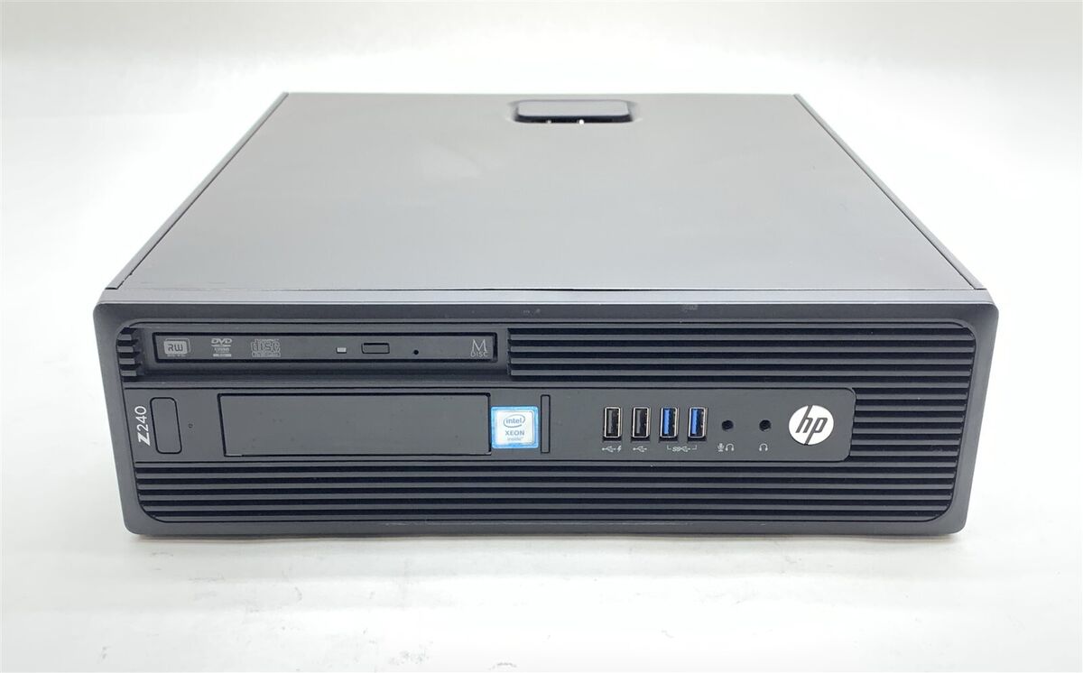 HP Z240 Workstation SFF XEON E5-1225 V5 3.30GHz 16GB 256GB HP Z240 Workstation SFF XEON E5-1225 V5 3.30GHz 16GB 256GB