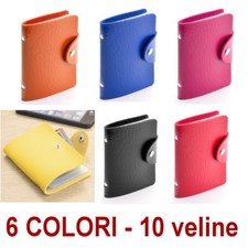 PORTADOCUMENTI Porta CARTE di CREDITO Patente MONETE Soldi PORTAFOGLIO Tessere