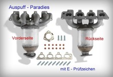 Krümmer- Katalysator für Opel Zafira A 1.6 16V Motor Z16XE 74KW ab 09/2000 + Kit