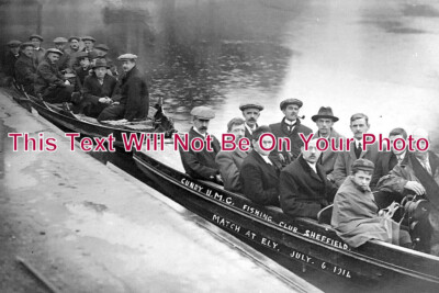 YO 6443 - Cundy UMC Fishing Club, Sheffield, Yorkshire 1914