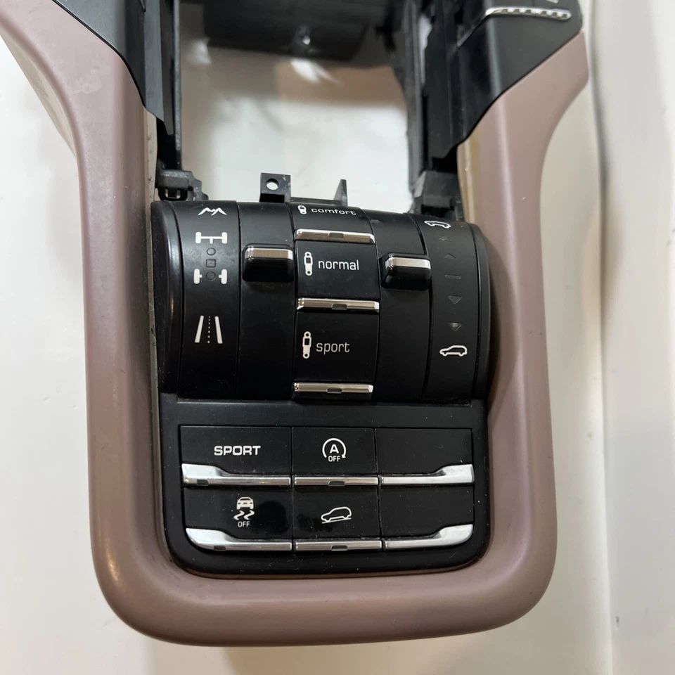 2012 PORSCHE CAYENNE FRONT CENTER CONSOLE SWITCH CONTROL PANEL OEM - Imagem 2 de 4