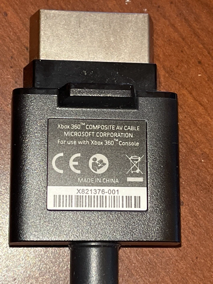 Componente de sistema HD AV original oficial Microsoft XBOX 360 USADO EN EXCELENTE ESTADO FUNCIONA Foto 3 de 3