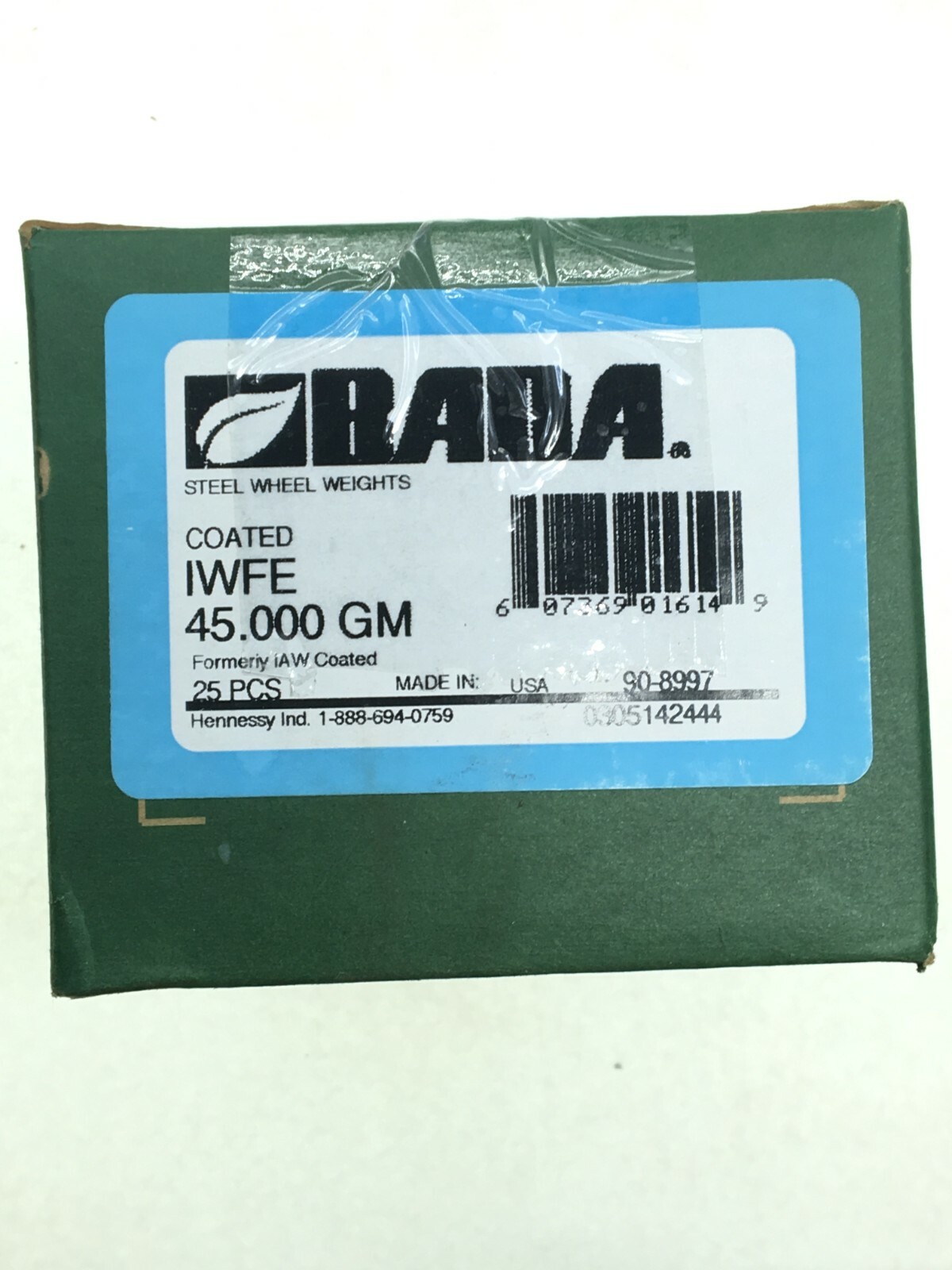NEW Bada IWFE IAW Steel Wheel Weights for IW Flange Wheels, 1045 Gram