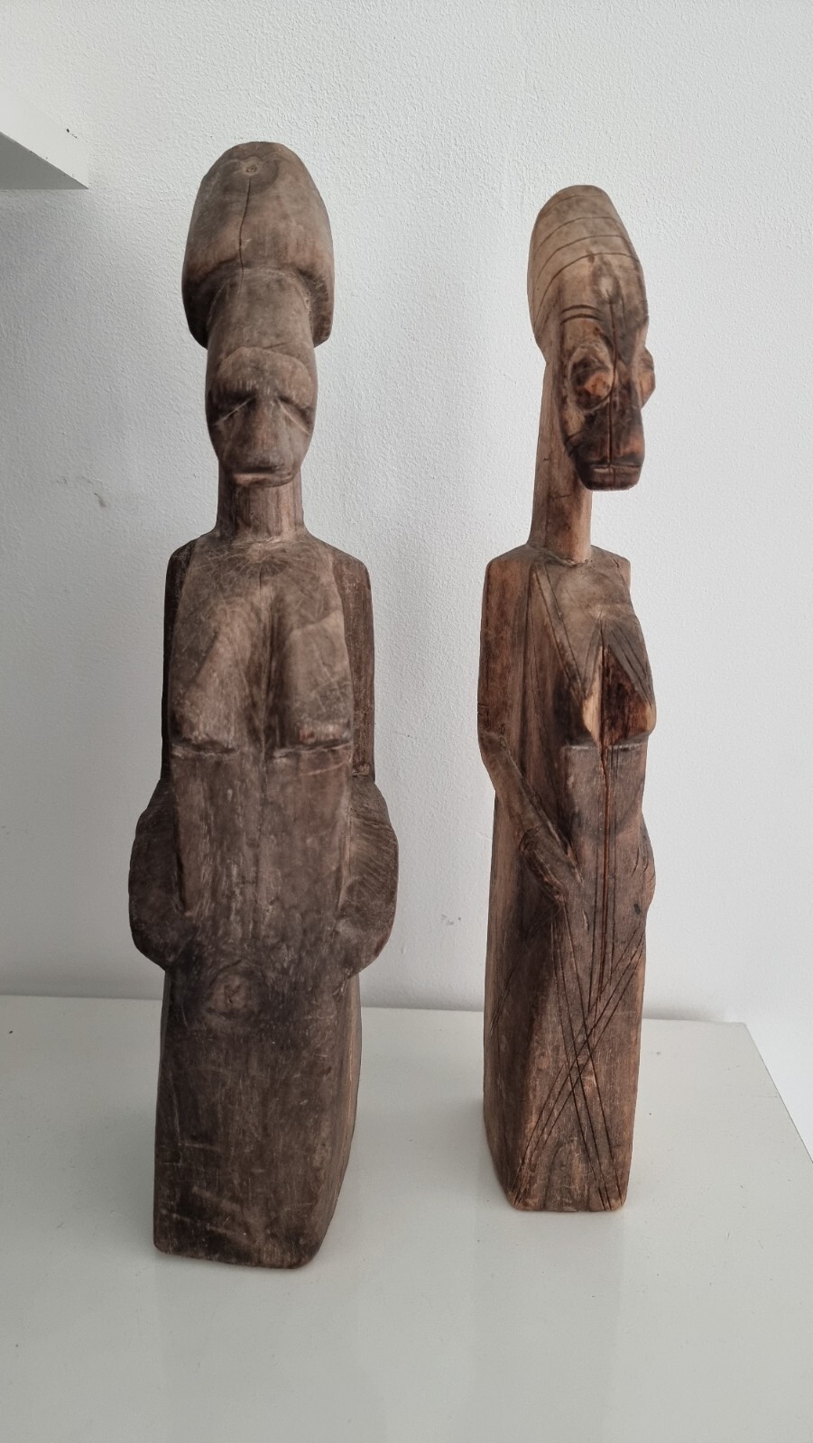African Statue IN Wood. Sculpture Woman Figure Wood Africa Woman eBay