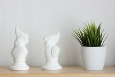 IKEA SKILLNAD Deko Vögel Papagei Figur Skulptur 2er Set weiß | NEU