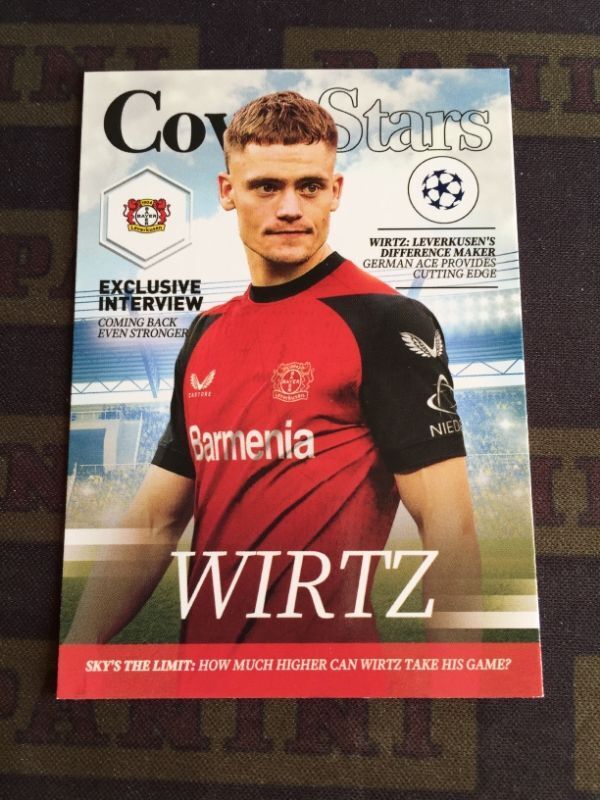2024-25 Topps UEFA Florian Wirtz Cover Stars Leverkusen 2024-25 Topps UEFA Florian Wirtz Cover Stars Leverkusen