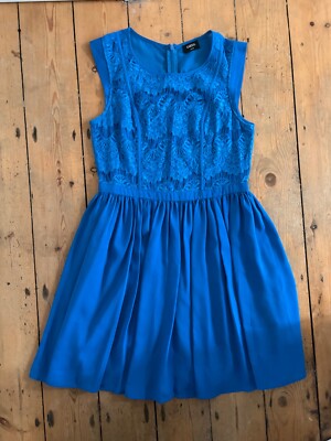 Oasis Blue Lace Detail Party Cap Sleeve Party Event Skater Style Dress Size 10 | eBay UK Oasis Blue Lace Detail Party Cap Sleeve Party Event Skater Style Dress Size 10 | eBay UK