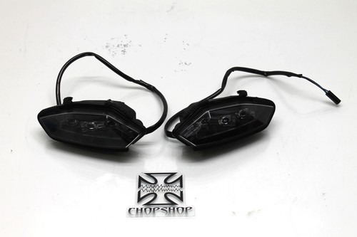 2020 YAMAHA YZF R6 R6R FRONT LEFT RIGHT TURN SIGNALS MIRROR LIGHT BLINKER SET - Picture 1 of 10