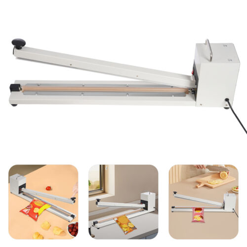 Máquina de sellado térmico por impulso eléctrico con cable 600 mm * 3 mm Sellador de impulso de mesa - Imagen 5 de 24