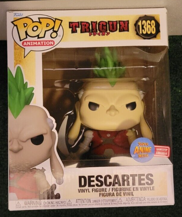 トライガン デカルト POP! FUNKO ファンコ Funko Pop Animation Trigun Descartes 1368 Super Anime Week