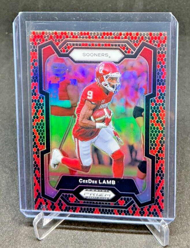 2024 Prizm Draft Picks CEEDEE LAMB Snakeskin Prizm SSP #30 Cowboys