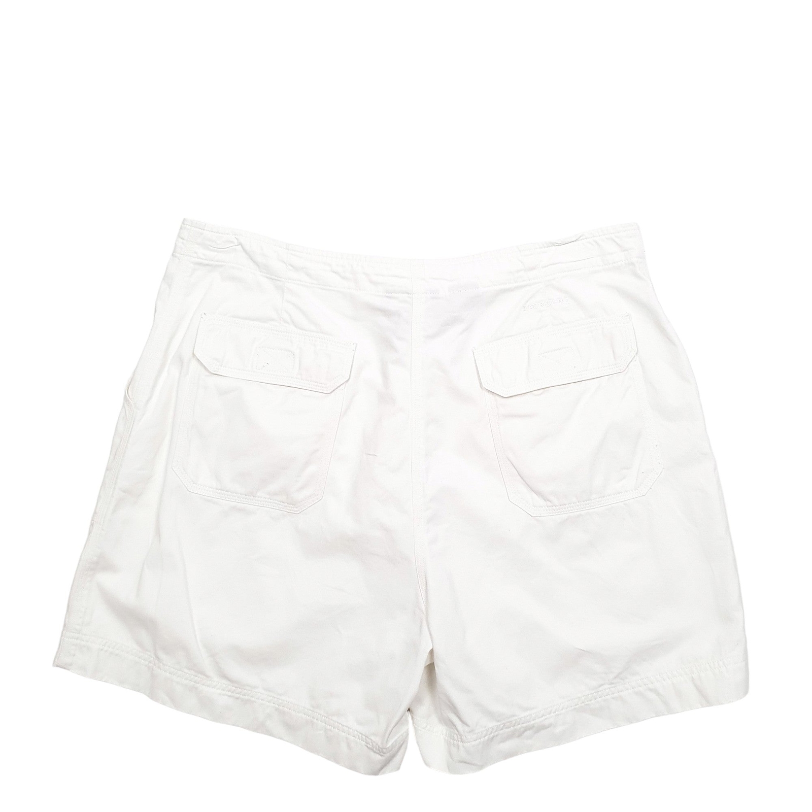 RALPH LAUREN White Chino Cotton Shorts Womens W35 image 2