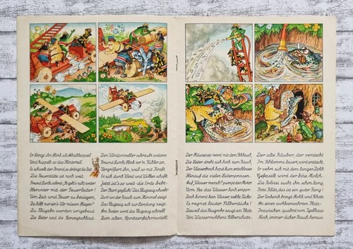1962 Lurchis Abenteuer 6. Folge Salamander Feuerwehr Schuhe Comic Werbung alt - Picture 2 of 3