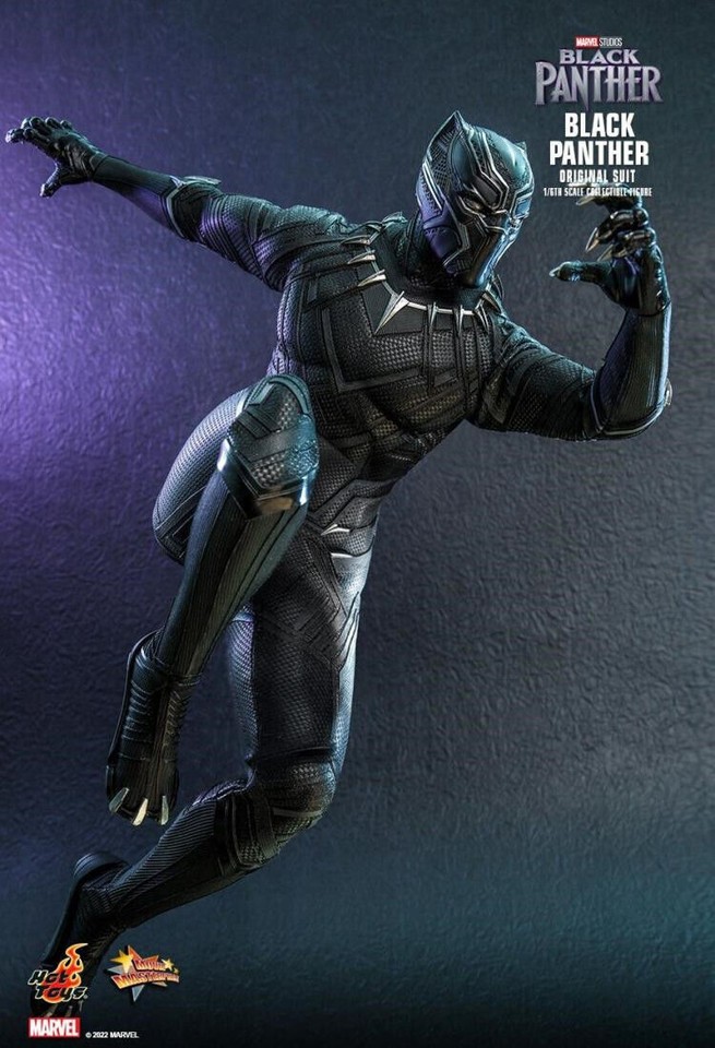 In Stock Hot Toys MMS671 Black Panther Legacy 1/6 Black Panther ...