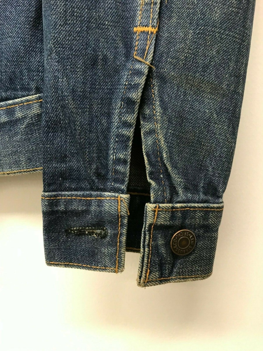 Vintage Levi's 70505 Big E Denim Jacket Size: 38 z-4 | eBay