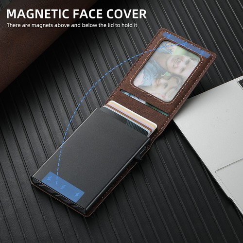 Luxury ID Card Holder Case For Samsung Galaxy S25 S24 S23 S22+ Ultra Wallet Case - Picture 61 of 64
