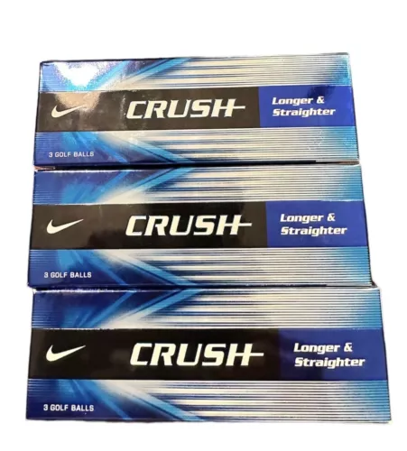 Nike Crush Golf Balls Rare 9 Balls New in packs