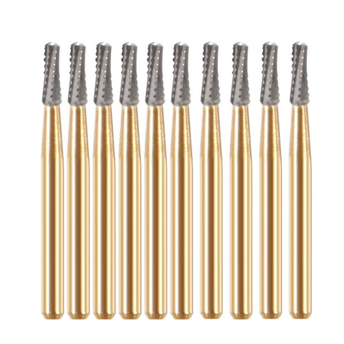FG 1958 Dental Crown Cutter Tungsten Steel Carbide Burs Transmetal - Picture 16 of 18