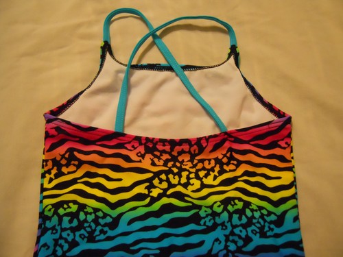 Op 1-Piece Girls Swim Suit Colorful Kids Beachwear - Picture 16 of 93