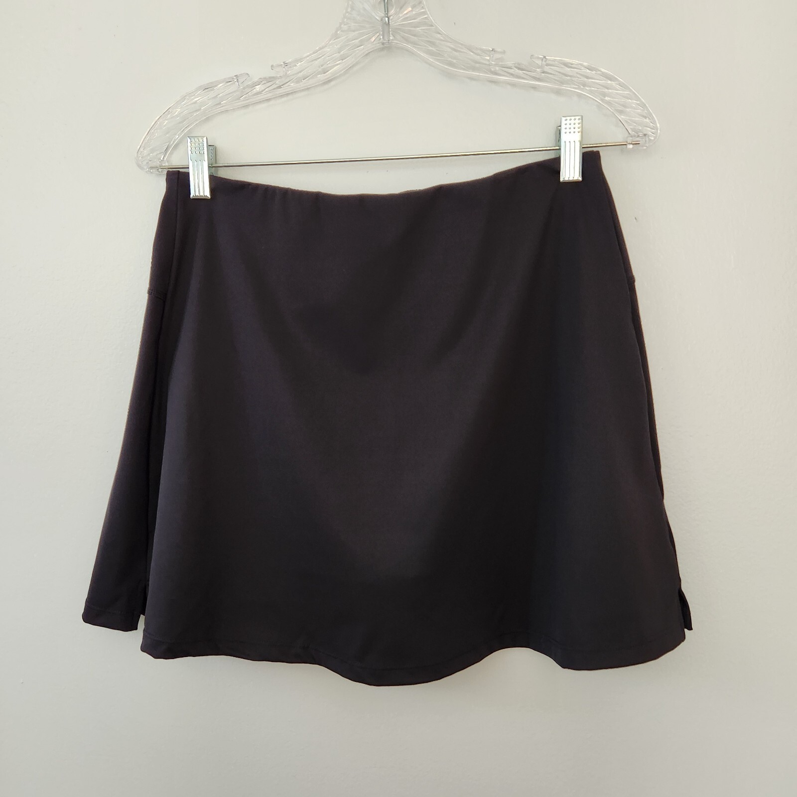 Ododos Womens Large Black Tennis Golf Skort with Built-in Shorts