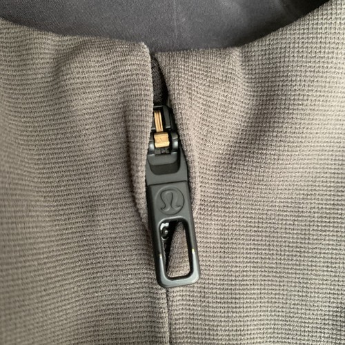Lululemon Men’s XL Sojourn Hoodie Jacket Stoney Gray Warpstreme Full Zip Stretch - Picture 11 of 14