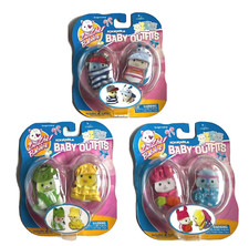 3 Packs Zhu Zhu Baby Outfits  Baby not included - New and Sealed