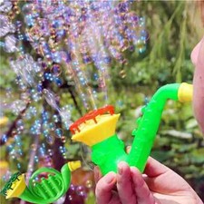 Bubble toys soap kids outdoor blower blowing water child