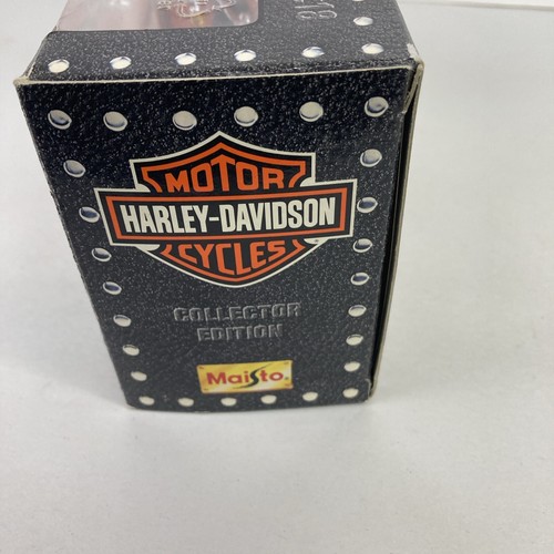 MOTO MAISTO HARLEY DAVIDSON XLH SPORTSTER 1200 ESCALA 1:18 Base agrietada - Imagen 8 de 16
