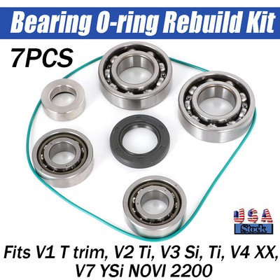 Impeller Shaft Bearing O-ring Rebuild Kit Fit V3 Si,V2 Ti,V4 XX,V7 YSi NOVI 2200