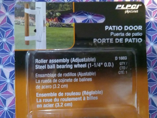 PLPCI D1603 Patio Door Roller Assembly Replacement Hardware 1 1/4” Steel - Picture 2 of 4