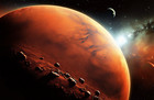 Mars Poster Planet Space Universe Galaxy  OR Canvas Premium Wall Art Size A4-A1