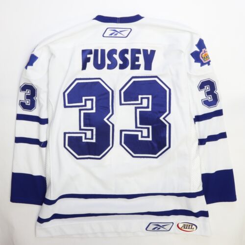 Maglia Vintage Toronto Marlies Owen Fussey Autentica Reebok Taglia 56 AHL - Foto 2 di 10