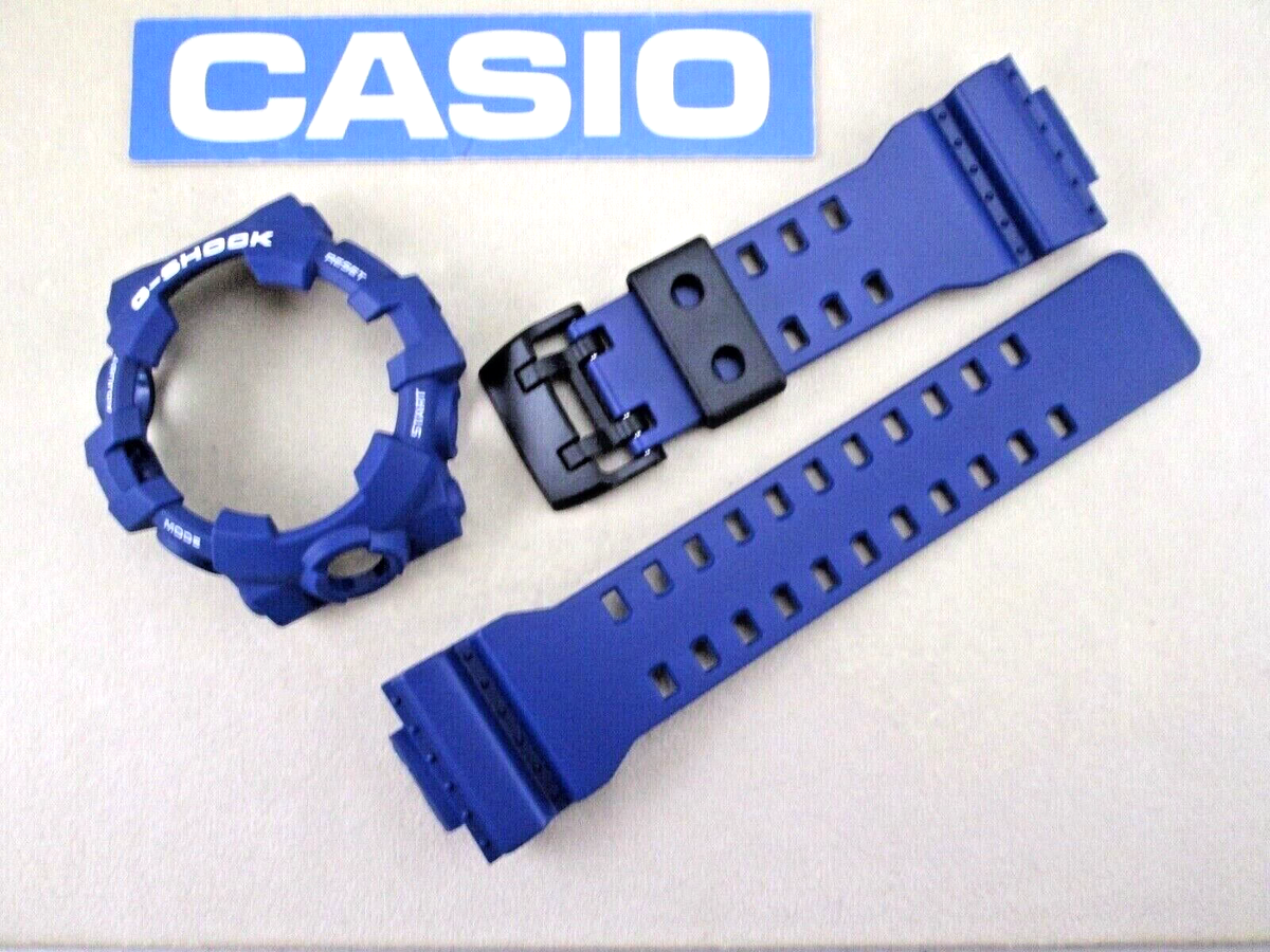 Genuine G-Shock GA-700-2 GA-700 GA700 navy blue resin watch band