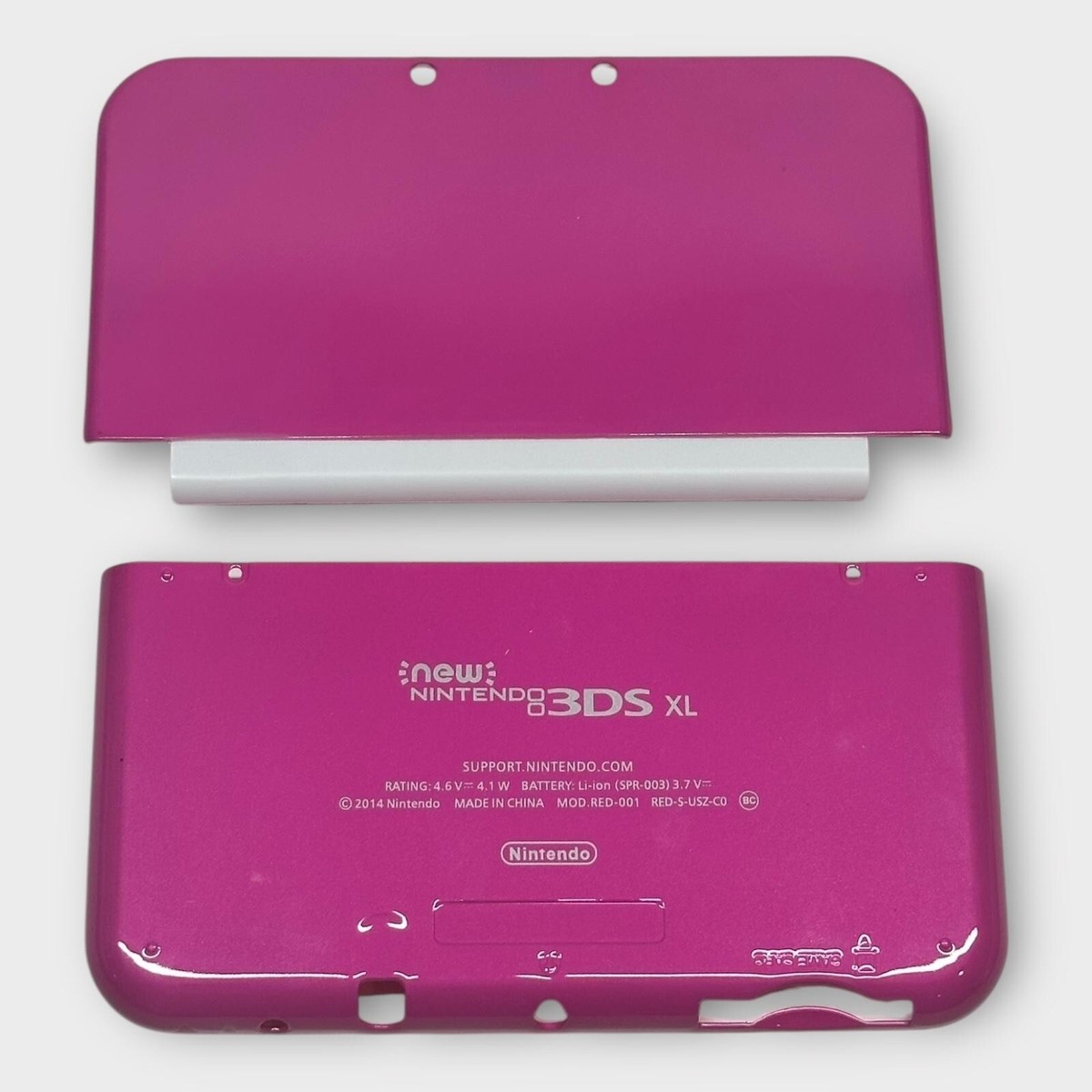 NEW Nintendo 3DS PINK XL LL Full Set Housing Shell Cover