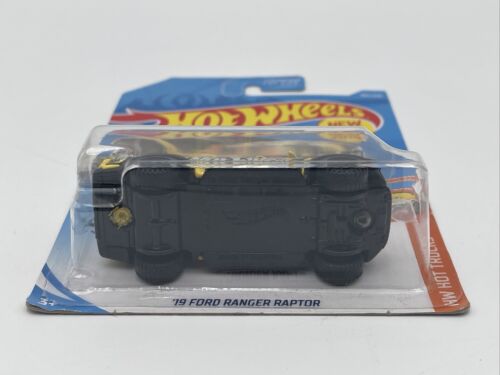 Hot Wheels 19 Ford Ranger Raptor New 2019 HW Hot Trucks 185/250 Yellow 5/10 - Picture 5 of 7