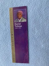 1991 American Women Celebration Bookmark Harriet Tubman 1820-1913 Abolitionist
