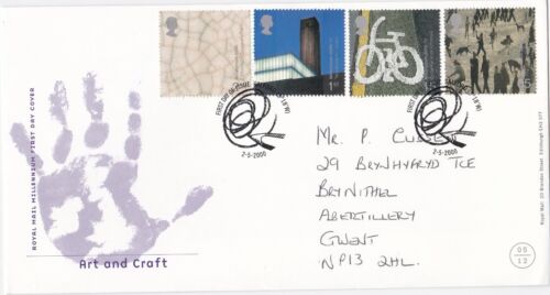 2000 GB FDC cover Art and Craft - Picture 1 of 4