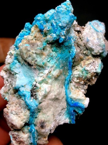 35g 1PCS NATURAL Blue Cyanotrichite CRYSTAL STONE MINERAL Specimen p675 - Picture 1 of 7